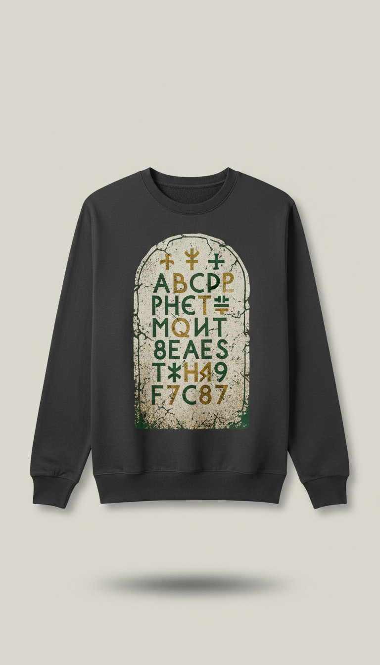 Boxy Tee with Gospel Print