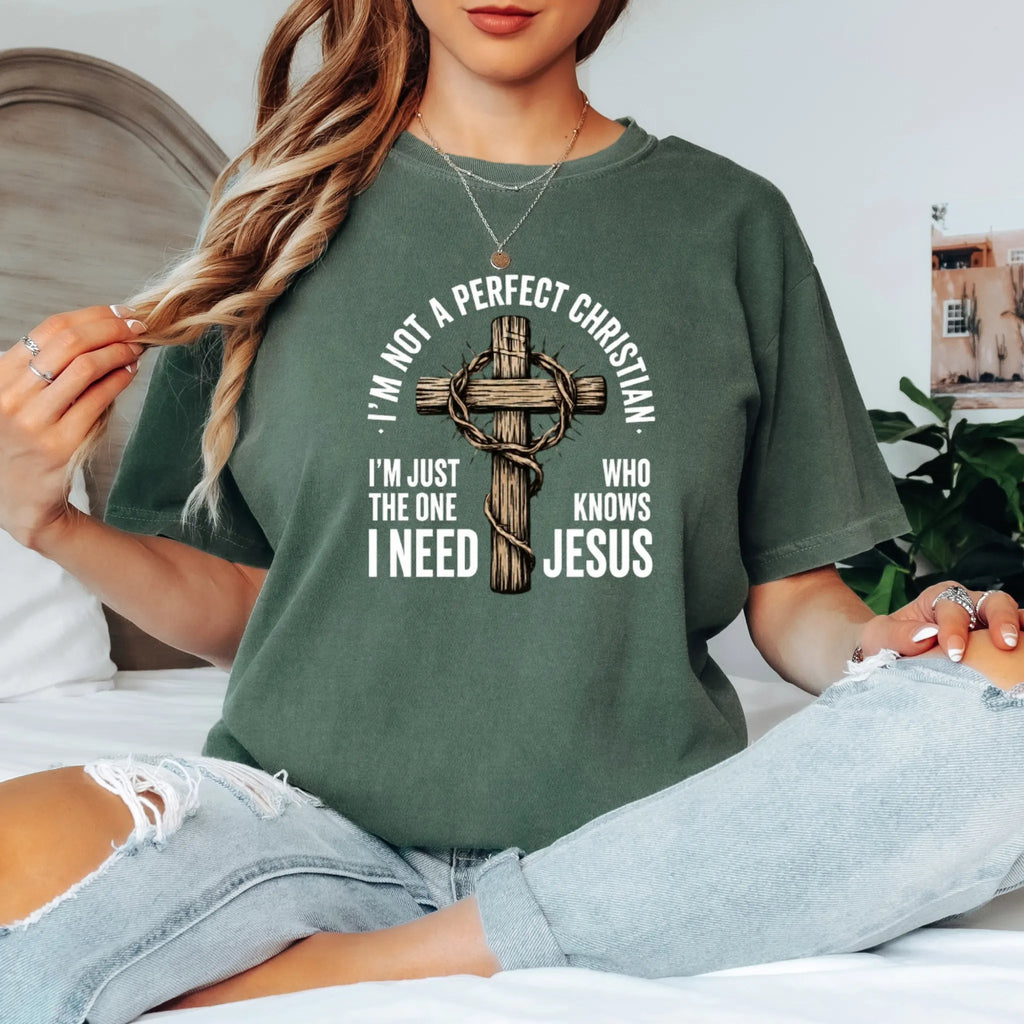 I Need Jesus Christian Graphic Tee | Premium Unisex T-Shirt