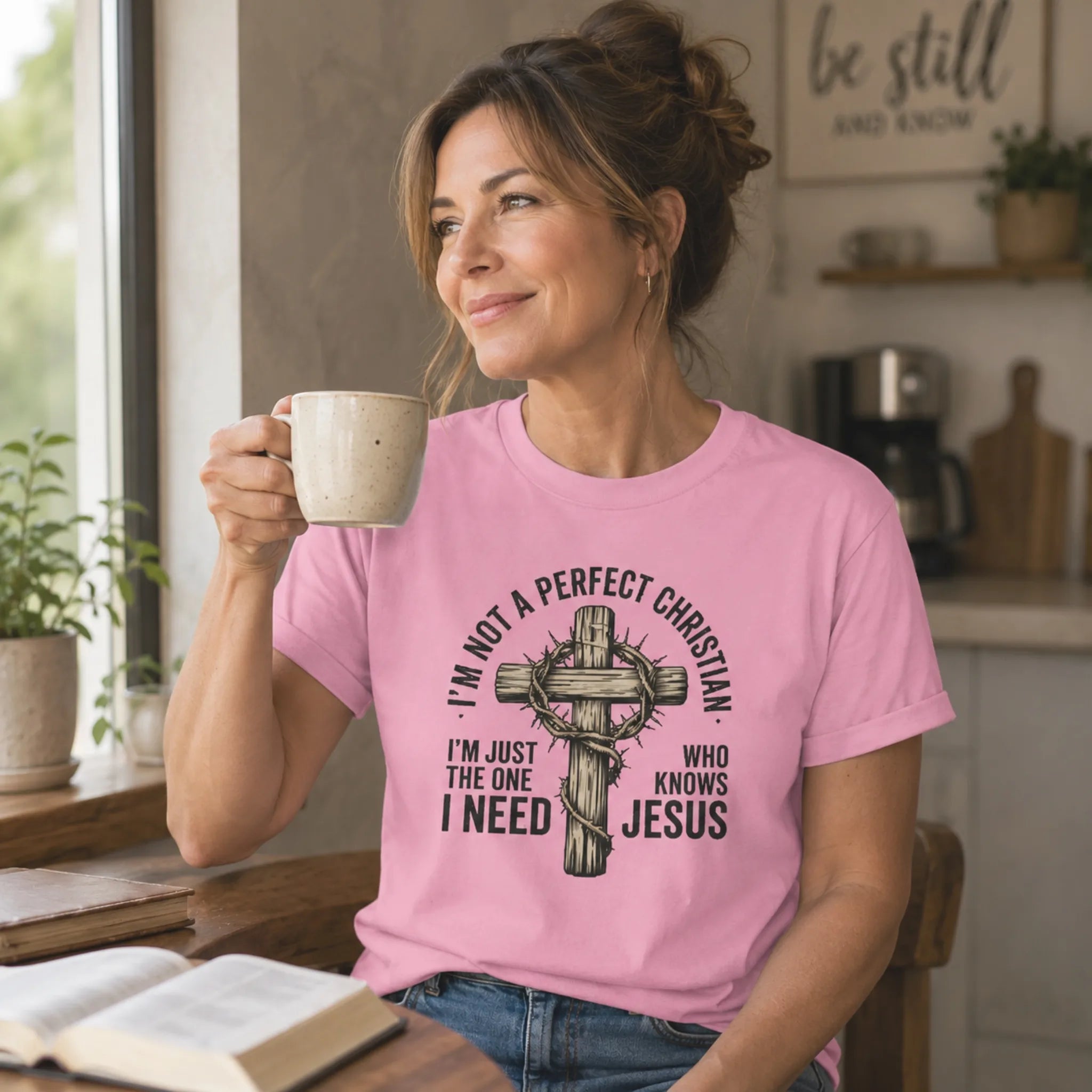 I'm Not A Perfect Christian T-Shirt | Faith Graphic Tee